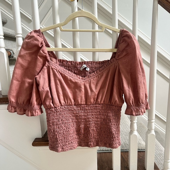 Abercrombie&Fitch top dusty pink, size M - Picture 2 of 8